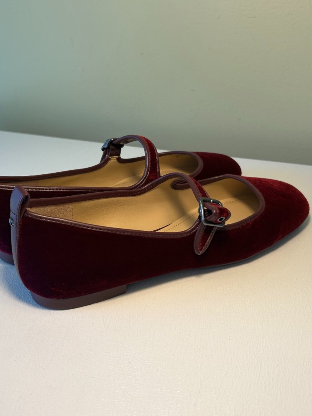 Coach Women's C Rivet Velvet Mary Janes - Picture 11 of 16